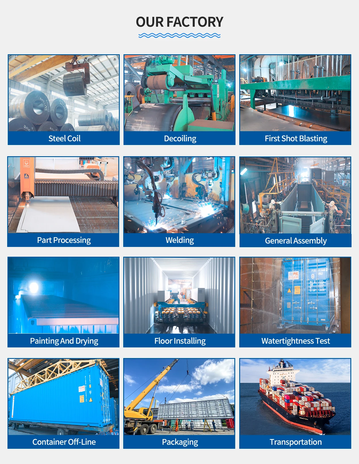 20 Foot Open Top Shipping Container Iso Standard Shipping Container