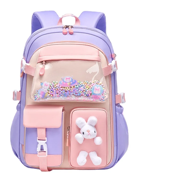 2023 cartoon dream school students schoolbag 1-6 grades large capacity ...