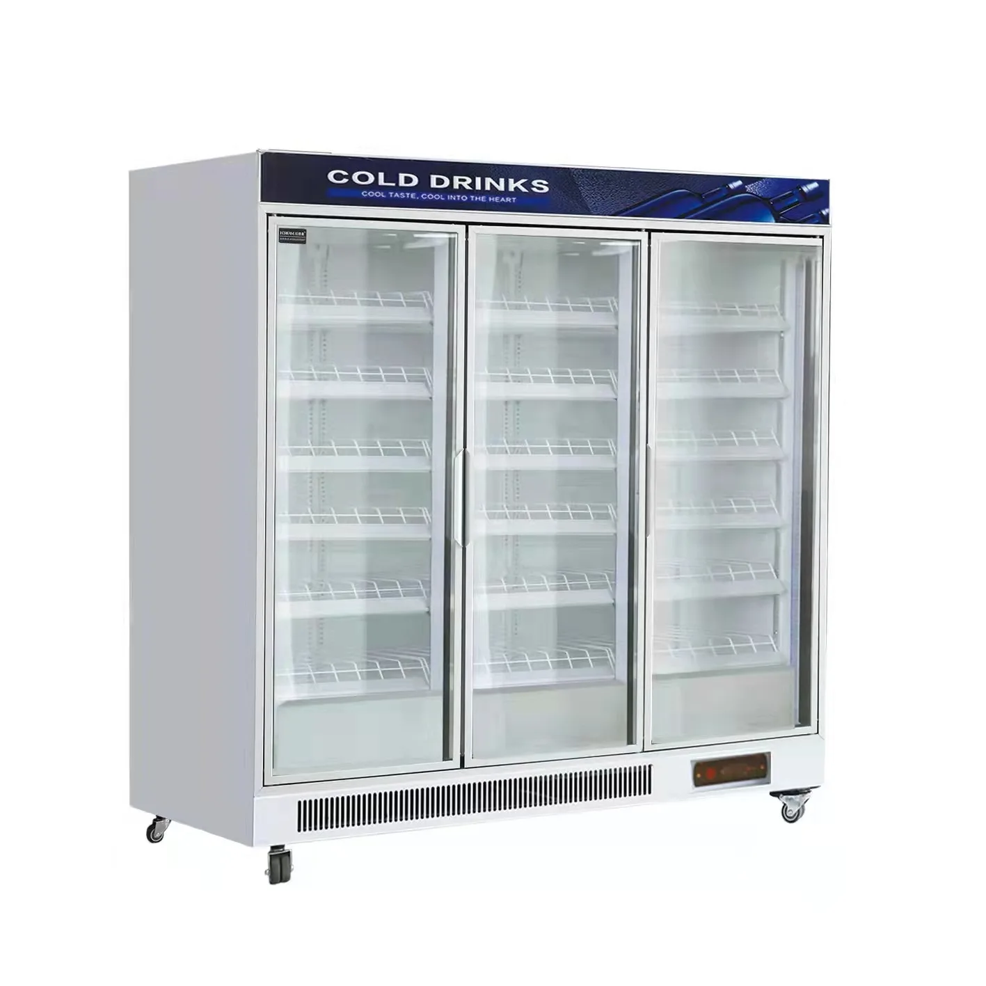 Multi Deck Upright Chiller Open Front Fruit Vegetable Display