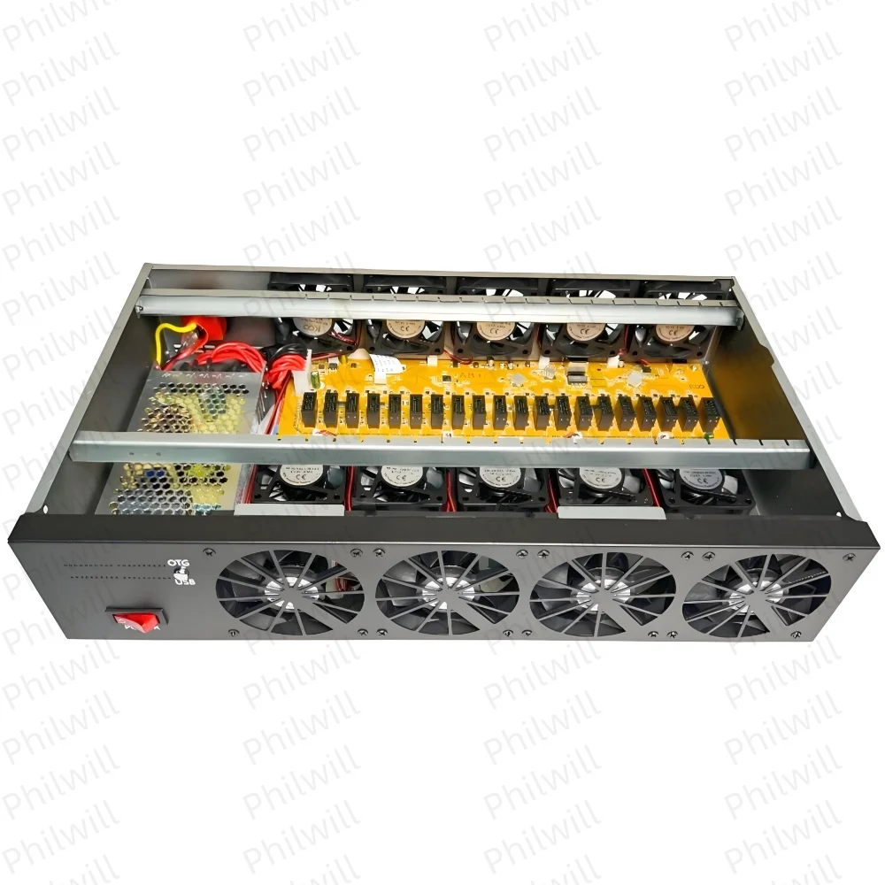 Android Box Phone Farm - 128 PCS Smartphone Control Equipment