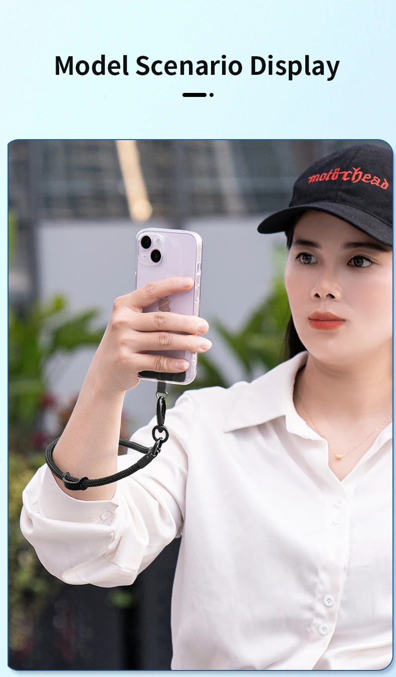 Universal Mobile Phone Lanyard Short Wristlet Strap Keychain Rope With