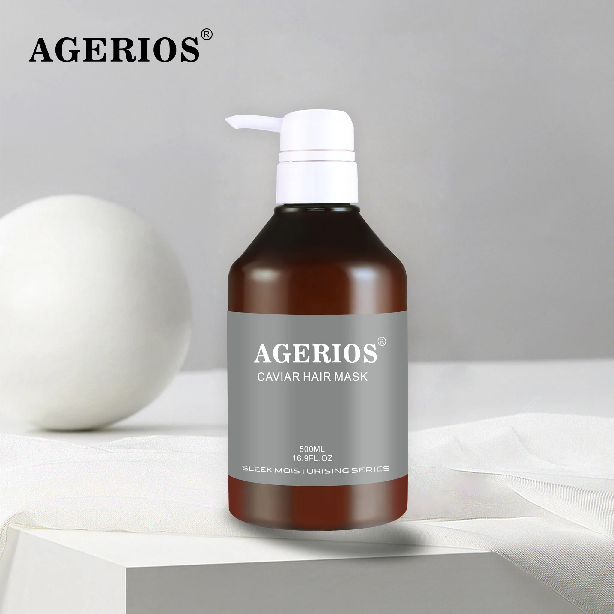 AGERIOS Luxury Intense Hydration Dryness and Locks in Moisture Caviar Shampoo Hair Mask for Dry Hair