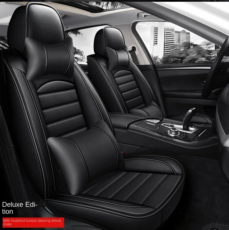 Amazon Summer All-Inclusive Leather Five-Seat Car Seat Cover Universal Four-Season Cushion for Cross-Border Foreign Trade details