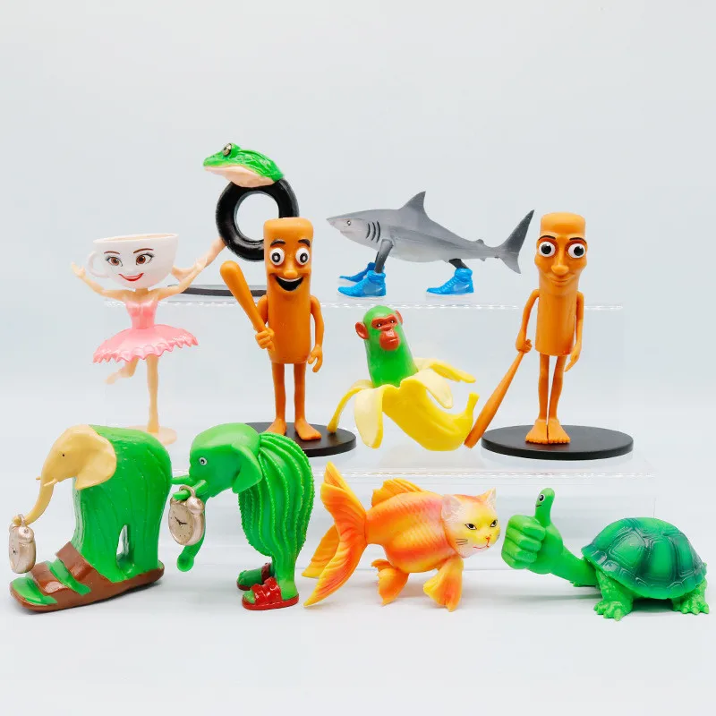3D Tralalero Tralala Toy Desk Decor, Italian Brainrot Tung Tung Tung Sahur Brainrot Shark in Sneakers Viral AI Italian Brainrot Animals Collectible Figure for Collection and Decoration (Set B 3D Tralalero Tralala Toy Desk Decor, Italian Brainrot Tung Tung Tung Sahur Brainrot Shark in Sneakers Viral AI Italian Brainrot Animals Collectible Figure for Collection and Decoration (Set B