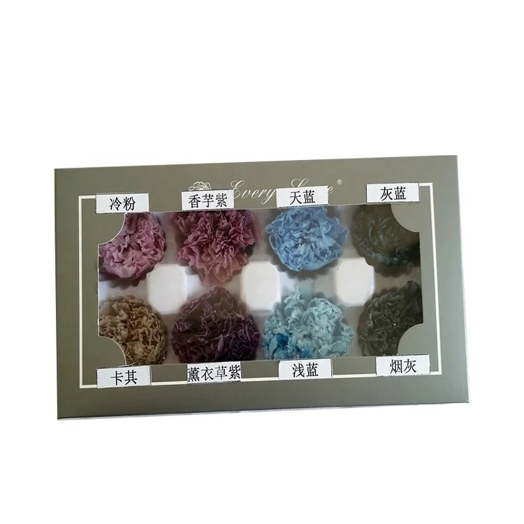 Multi Color A-Grade Preserved Dianthus Caryophyllus Flower Natural  Decorative Carnation Flowers