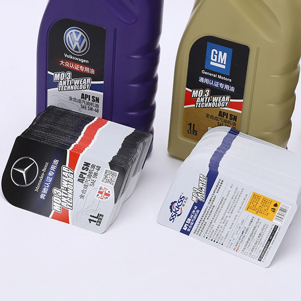Wholesale Custom Printing Self Adhesive Die Cut Roll Vinyl Waterproof Engine Oil Sticker Label - Buy Engine Oil Sticker,Engine Oil Label,Engine Oil ...