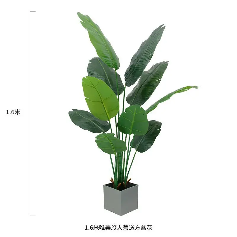 Искусственный Золотой тростник Пальма с тремя реалистичными пальмовыми растениями для домашнего декора