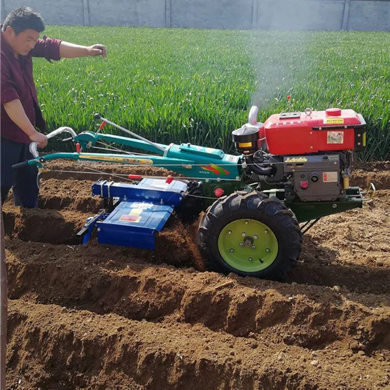 Hand Walking Tractor 2WD Diesel 6hp-90hp Mini Farm Tractor with Pump