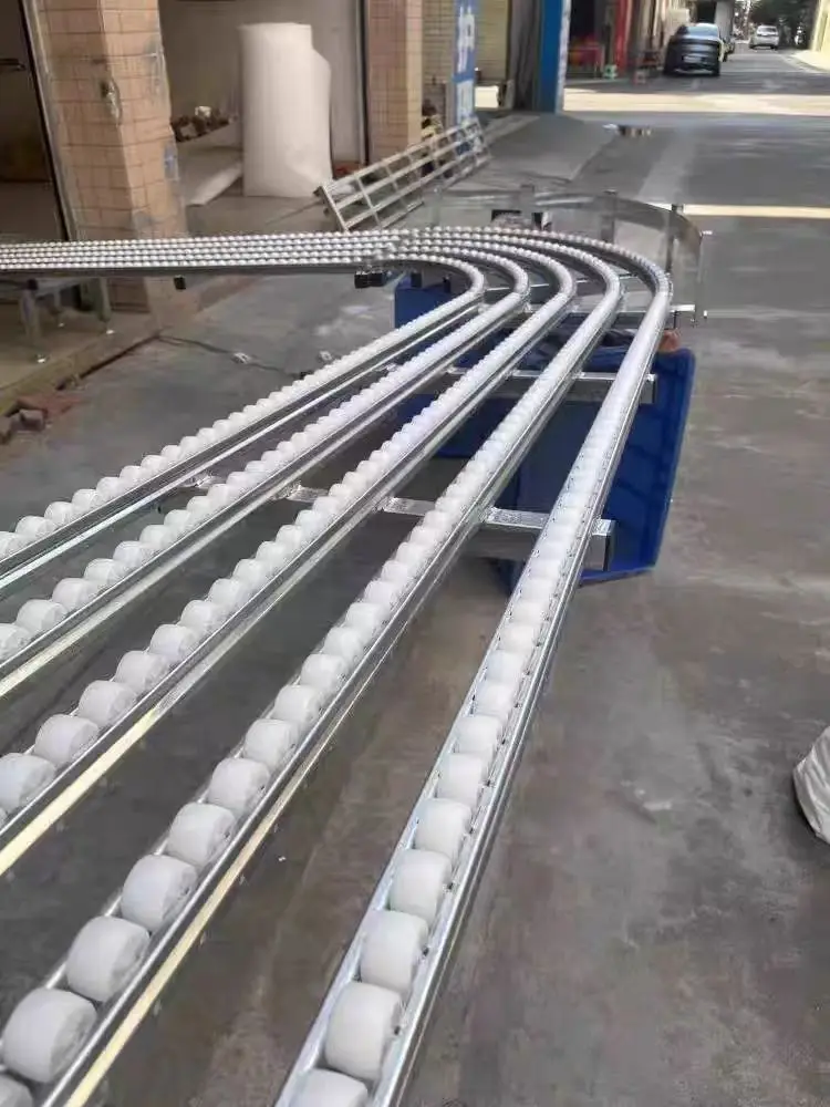 Flow Rails 2 In Industrial Steel Roller Track Pipe Rack System Flow Rail Industrial ...