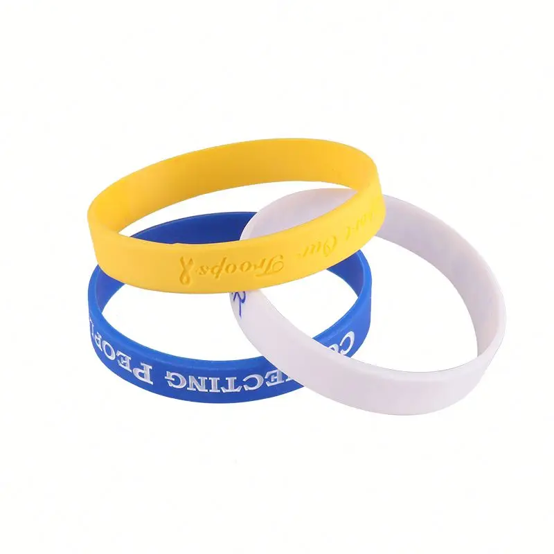 Free Shipping 2020 Customize Logo Silicone Bracelet custom logo silicone wristband rubber wrist