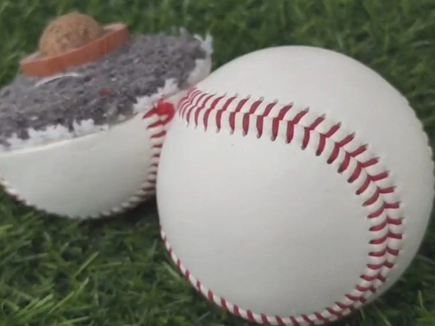 9 " College Official Game Baseballs For Professional Practice Cowhide