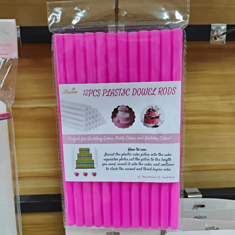 PME Plastic Dowel Rods (31 Cm) Pk/4 Wholesaler