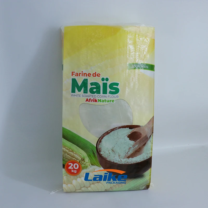 product bopp laminated 100 recycle pp woven bag 5kg 15kg 20kg corn flour sack printing polypropylene laminated packing sack-1