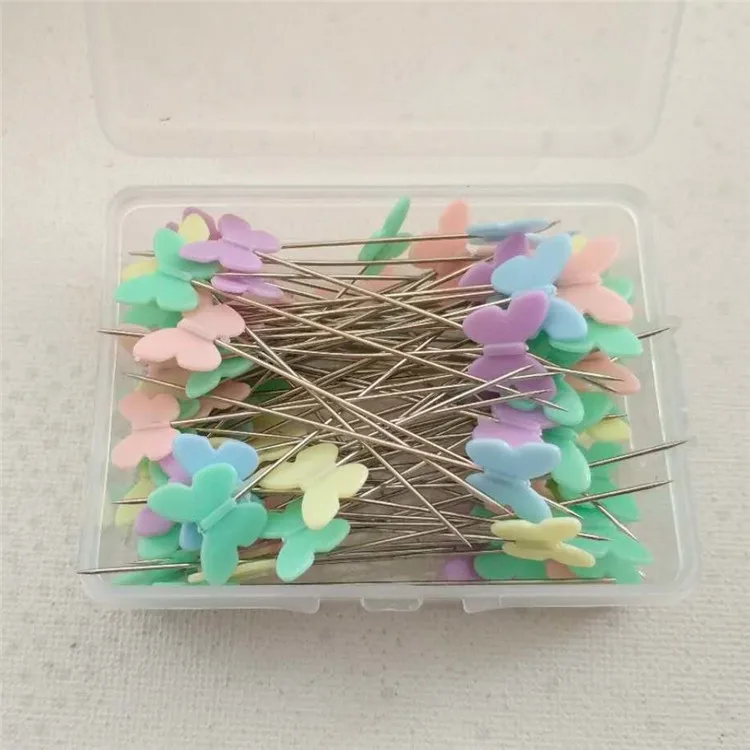 Assorted Color Pearl Head Pins in Pack of 100pcs