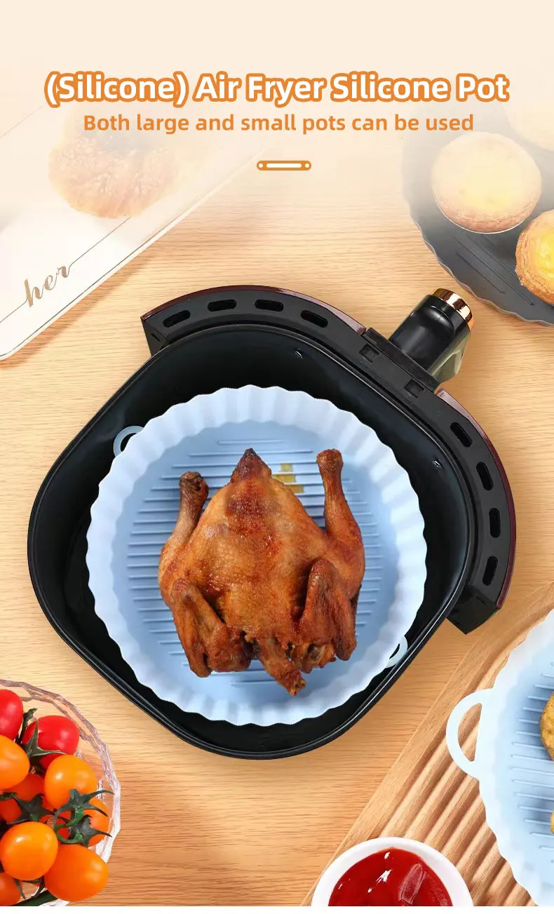 Moldes Airfryer Food Safe Silicone Air Fryer Utensils Silicone Liner