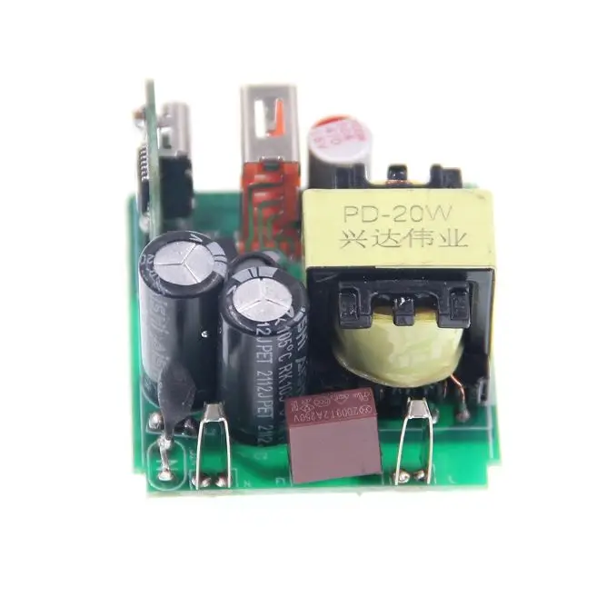 PD 20W TYPE-C USB-C usb charger pcb mobile charger pcb board 30W 5V 3A USB Adapter pcbs pcba gan with CE certification