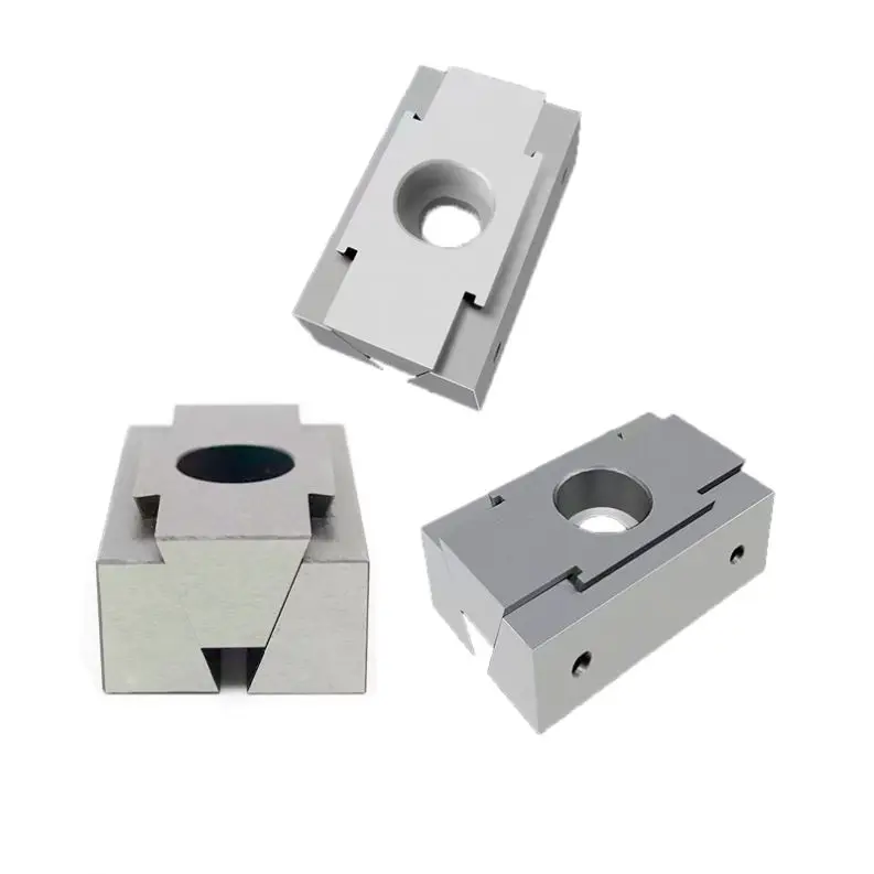 TEBAK M6 M8 Lengthening Fixture Smooth Jaws MINI Ok Vise Wedge Clamps Precision Modular Single Vise for Cnc Industrial Machining