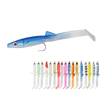 70mm 2.2g PVC Hard Bottom Bait Paddle Tail Sand Eel for Pike & Freshwater Fish-Ocean Boat River & Lake Fishing – Hard Lure – view 4