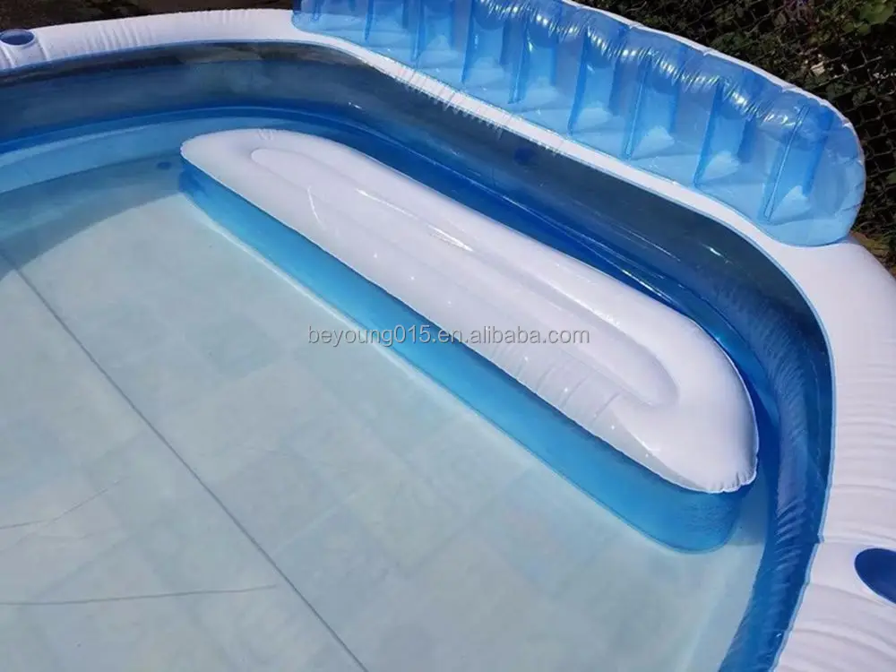 Intex Swim Center Backrest Summer Garden Swimming Paddling Pool Large ...