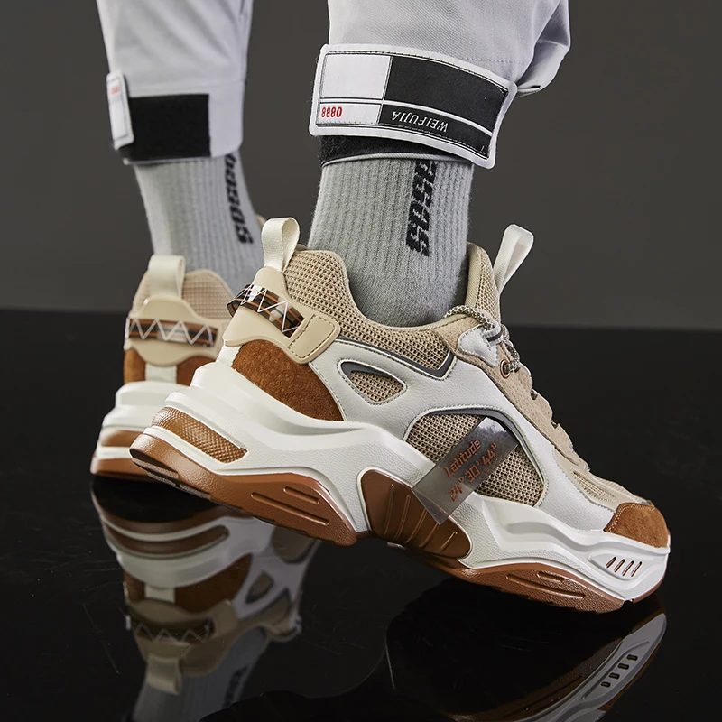 2020 New Spring running shoes men sneakers color matching sports shoes men casual breathable trendy shoes