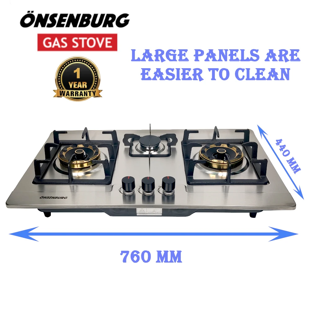 Gas Cooker Battery Stove Competitive Price 3 Burner Gas Hob With Mst