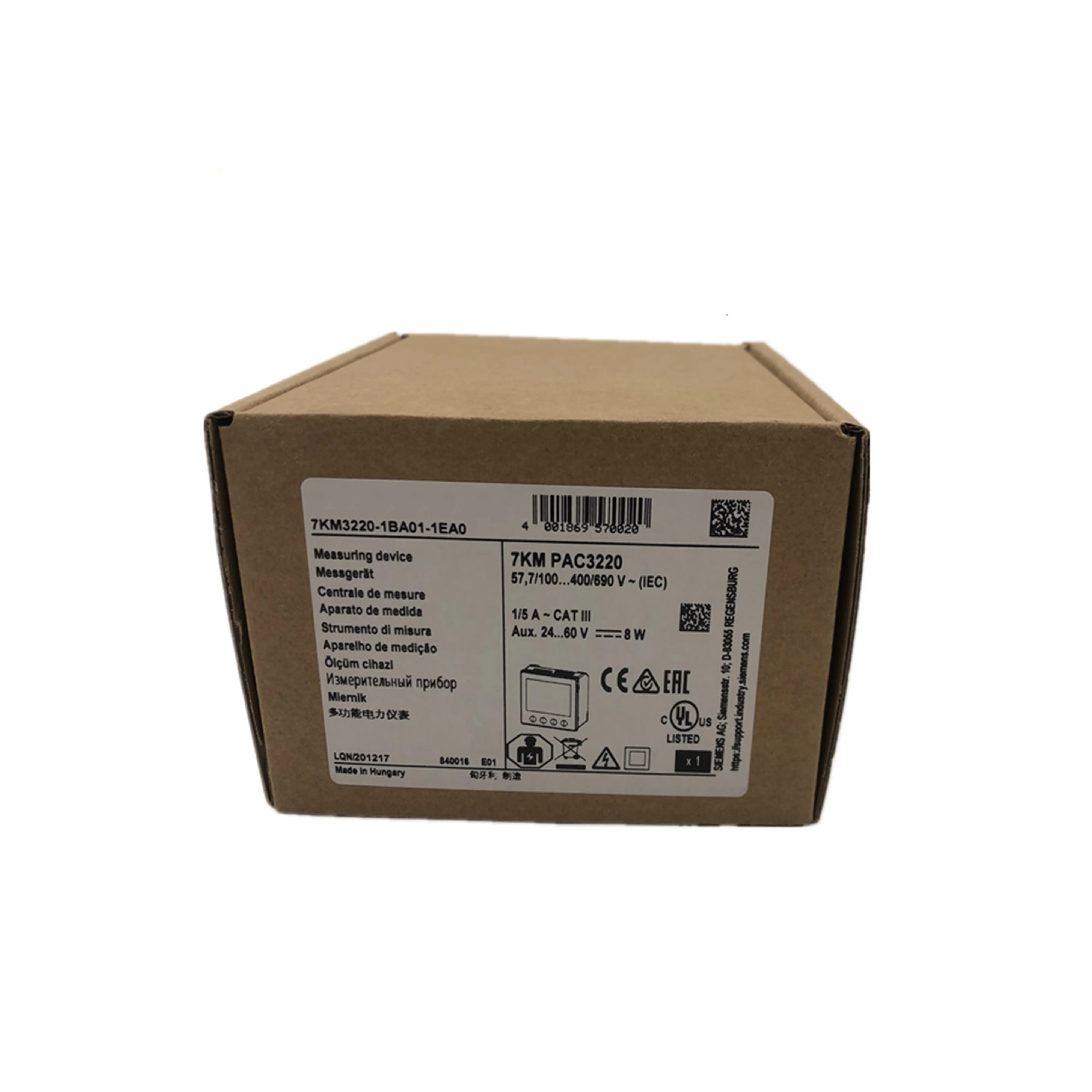 new original 7km 3220 1ba01 1ea0 7km3220 1ba01 1ea0 sentron pac power measuring instrument accurately collects electric energy parameters stable power monitoring easy installation widely used in industrial distribution-1