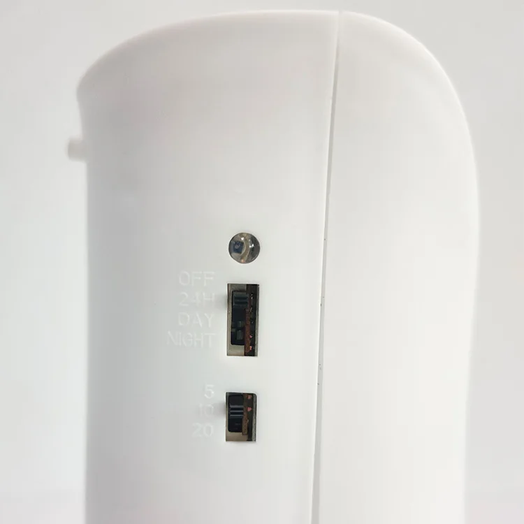 AA Battery Plastic Home Hotel Office Wholesale Battery Operated Wall Mounted Automatic Aerosol Air Freshener