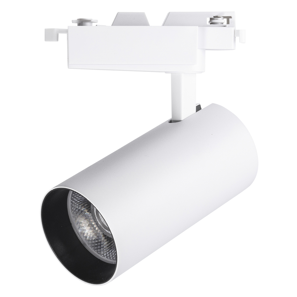 
 Выставочный зал, коммерческий автосалон, светодиодное точечное освещение 15 Вт 25 Вт 30 Вт, рельсовый светодиодный cob свет, led cob рельсовая лампа  