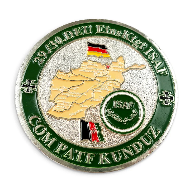 2025 Free Sample Custom Germany Cheap Antique Sliver Gold Euro Coin Commemorative Metal Challenge Coins Souvenir