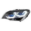 DRL blanco + luz láser de arranque azul