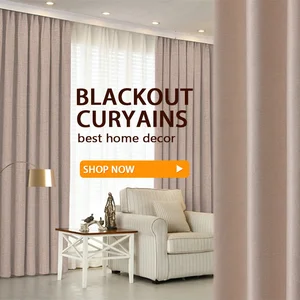 Honeymoon Factory Supply Ready Made Grommet Blackout Curtain Cortinas for Bedroom the Living Room