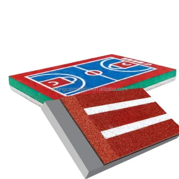 Wet Pour Rubber Running Track Material Best Sports Stadium Running Track Surface Material In China