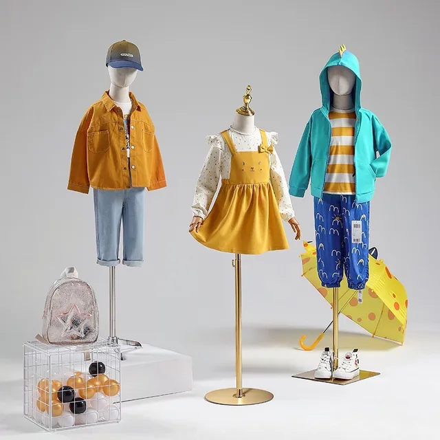 Child mannequin for clothes display new design baby mannequin for store window display