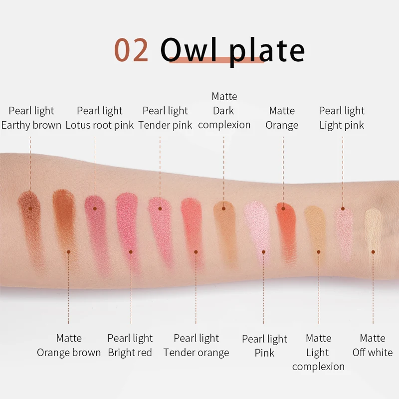 OEM изображения частная марка 12 цветов прессованная Водонепроницаемая Косметика долговечная Пудра для макияжа глаз бровей Палитра