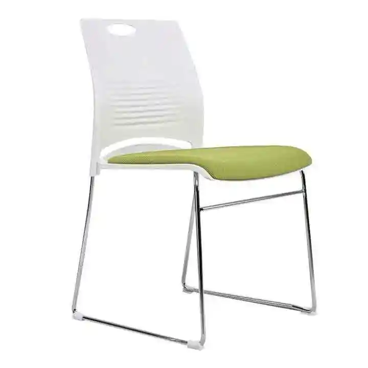 Cheap Office Training Simple Design PP Plastic Stackable Visitor Meeting Room Chairs