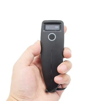 Cheap mini portable bluetooth code reader 2d barcode scanner wireless with screen display