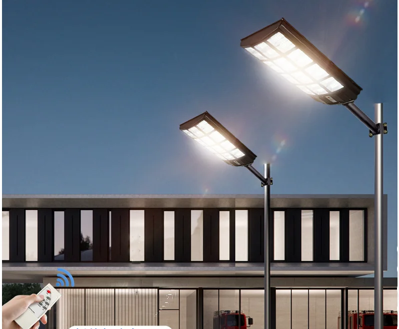 Outdoor Smart Solar Street Lights 1000W Waterproof Advanced Motion ...