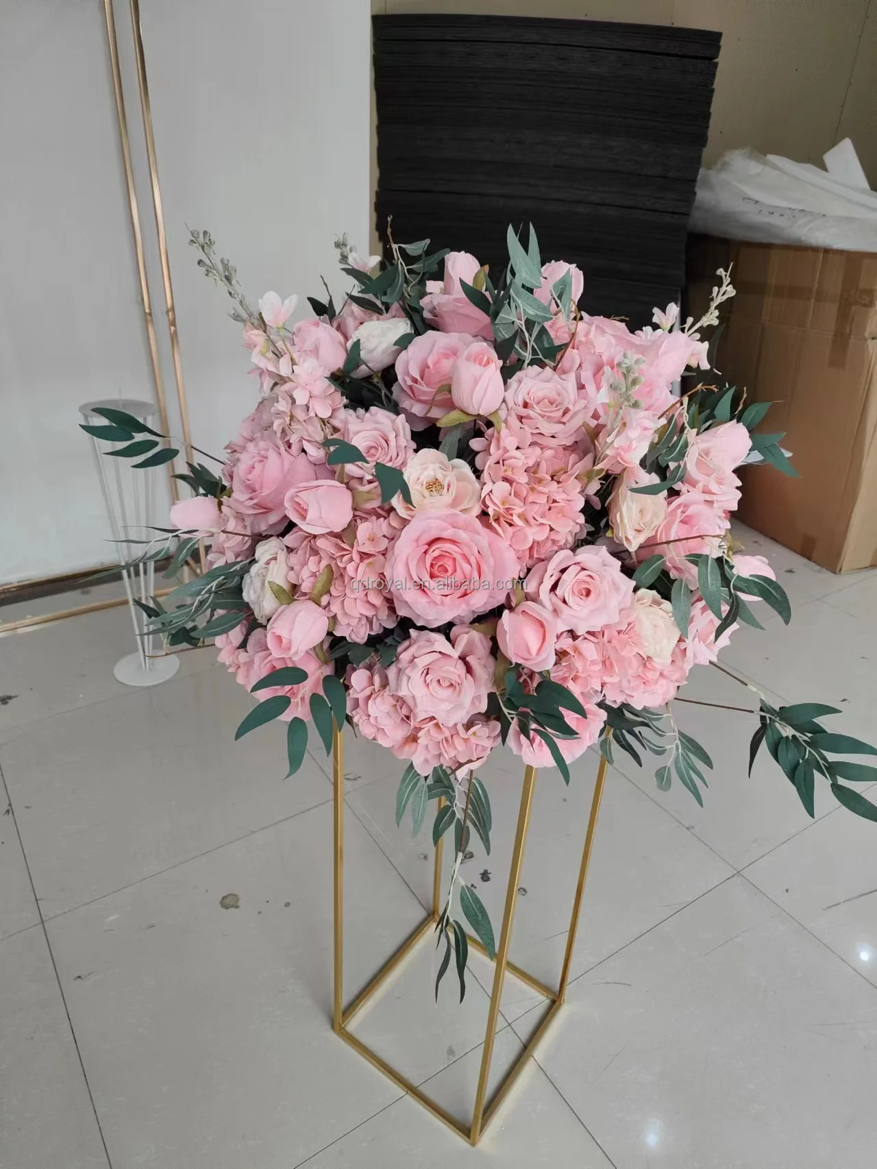 Factory Oem Centerpieces Wedding Supplies Table Decorations Peony Rose ...