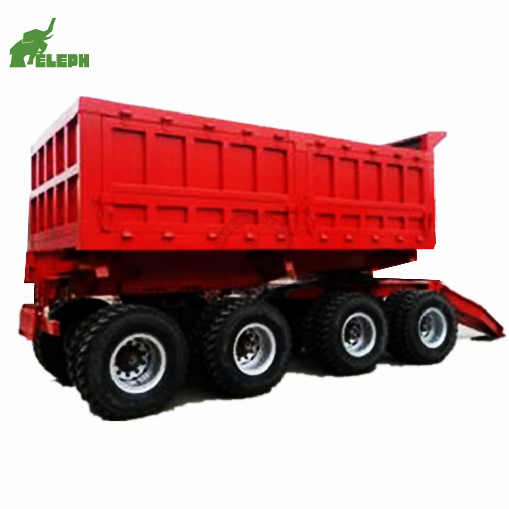 Самосвальный Прицеп Гидравлический Задний Самосвал Тягач Прицеп 30 ...