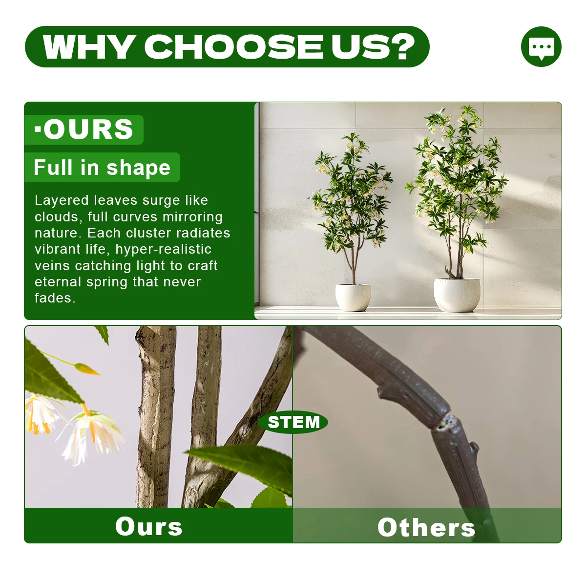 Hot Selling Realistic Potted Artificial Pieris Plants Office Home Decoration with Japonica Rice Quality Artificial Tree Supply details