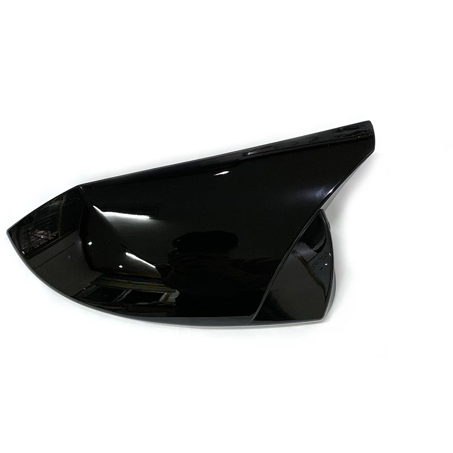 product tiypeor glossy black side rear view mirror cover for hyundai elantra 2021 2022 2023 high quality car accessories auto body parts-8