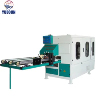 Automatic Veneer Edge Grinder and Scarf Jointing Machine with Gear and Bearing Includes Automatic Stacker Device