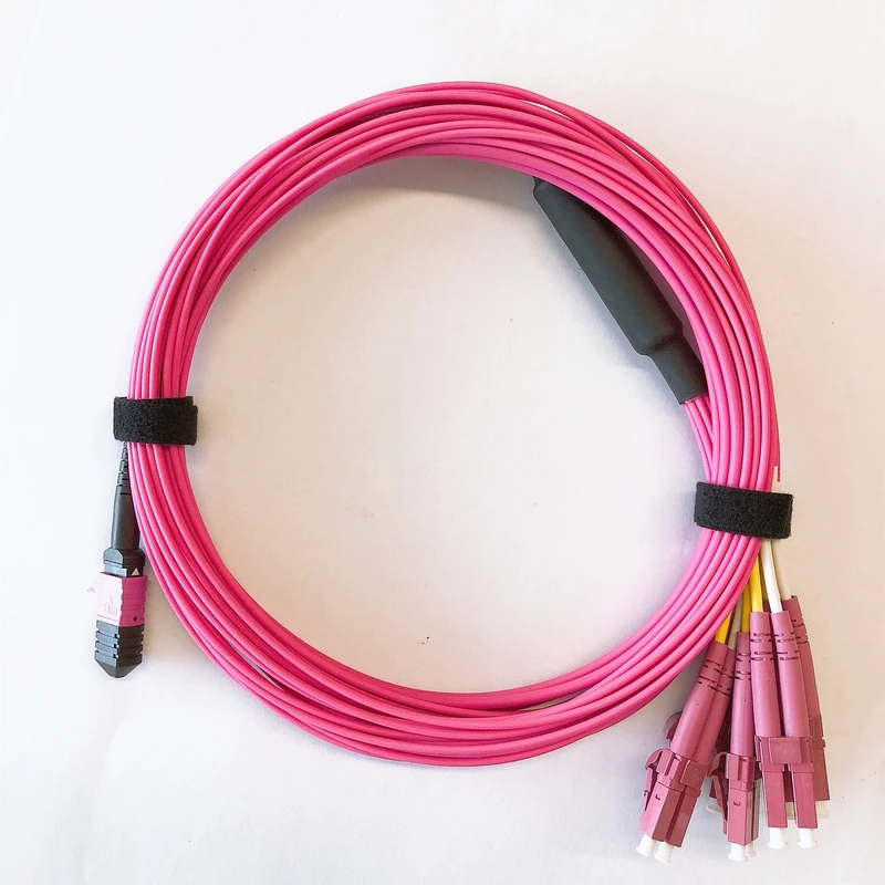 RiteAV - MPO Female to MPO Female OM4 Multi-Mode 12 Strand Fiber Optic