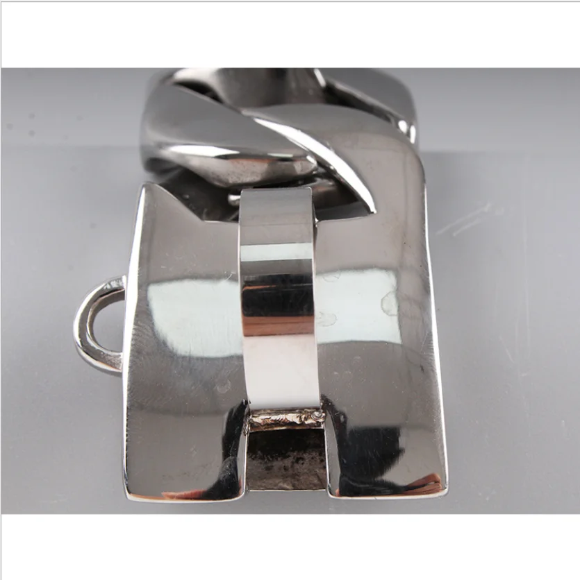 Выдающийся заказной из нержавеющей стали супер широкий Большой собачий ошейник для собак