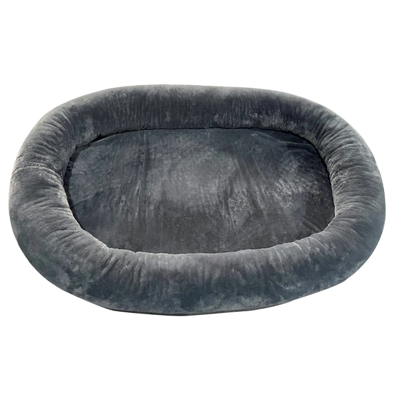 Luxurious Faux Fur Giant Human Dog Bed Large Bean Bag Bed For Humans