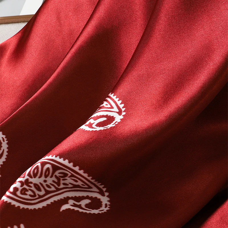 thumbnail image 2 of Cheap 90Cm Large Satin Scarf Hijab Scarf For Women Silk Satin Headband Hair Scarves Silk Satin Bandana Women Silk Square Scarf 2 of 10