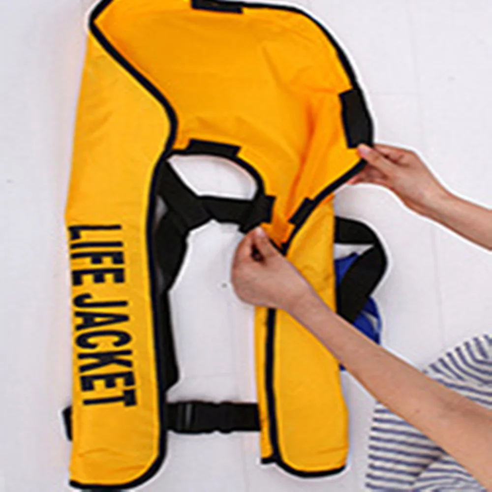 Новый популярный дизайн, высококачественный морской спасательный жилет, безопасный и недорогой спасательный жилет, водонепроницаемая сумка, оранжевый, светло-голубой, для взрослых