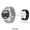 DT70 Smart Watch Silver Steel