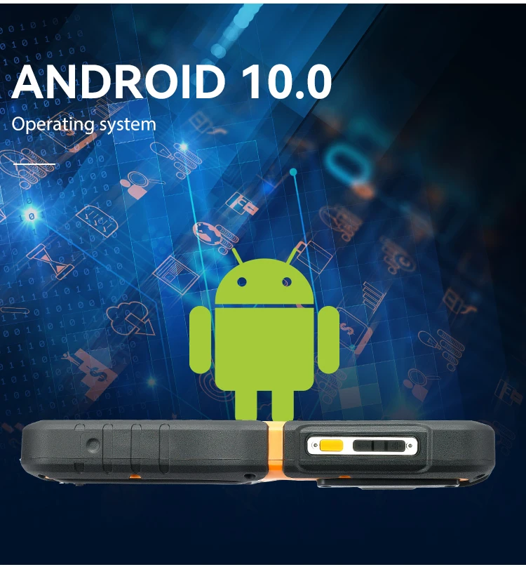 Hugerock S50 Rugged Handheld Pda Waterproof Industrial Mobile Android13