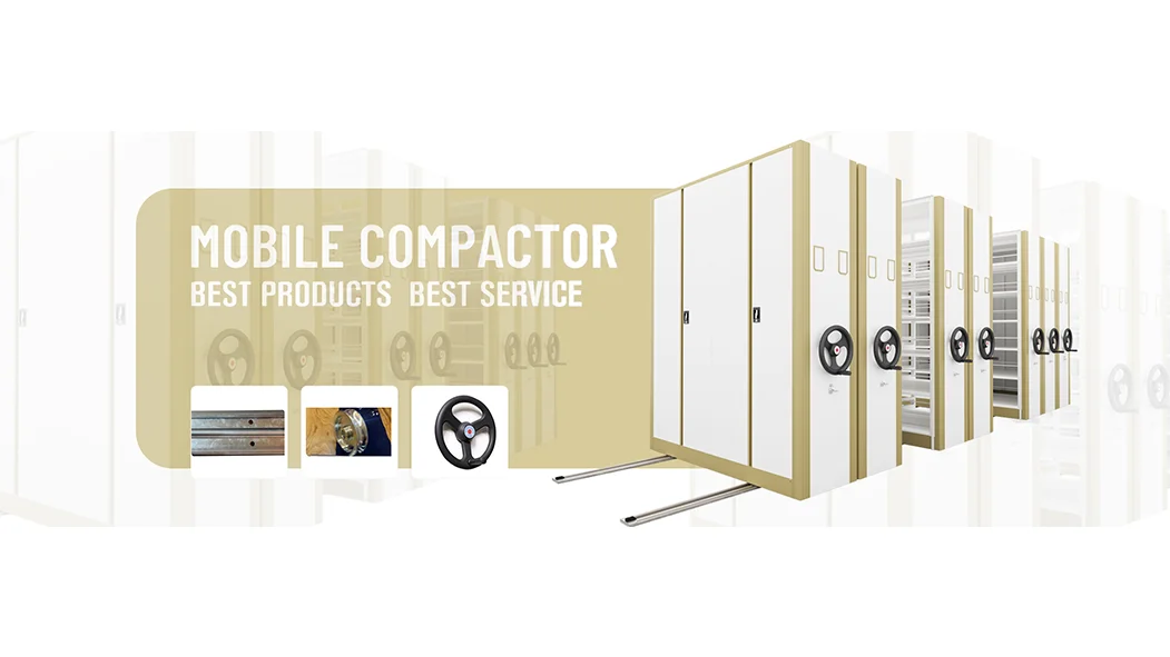 High-density Mechanical Library Mobile Shelving System Movable File ...